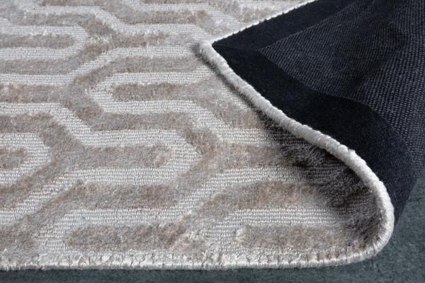 Dizajnový koberec s krátkym vlasom ELEGANCIA 230x160 cm, béžový, geometrický vzor