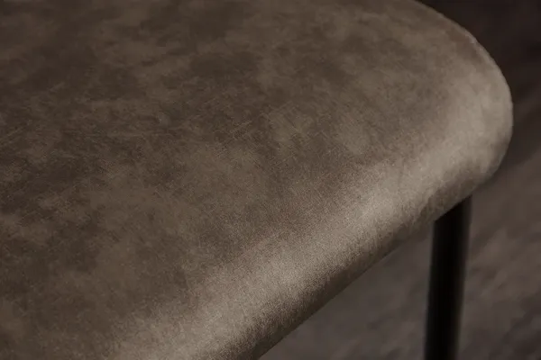 Dizajnová konzolová stolička COMFORT starožitná taupe