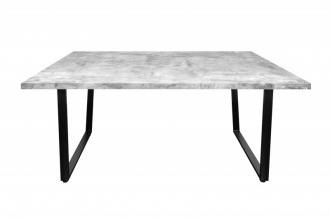 Dizajnový jedálenský stôl LOFT 160 cm betónový vzhľad